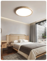 Wabi-Sabi Plafondlamp – Gele Natuursteen Ø Rond LED 15–30m²