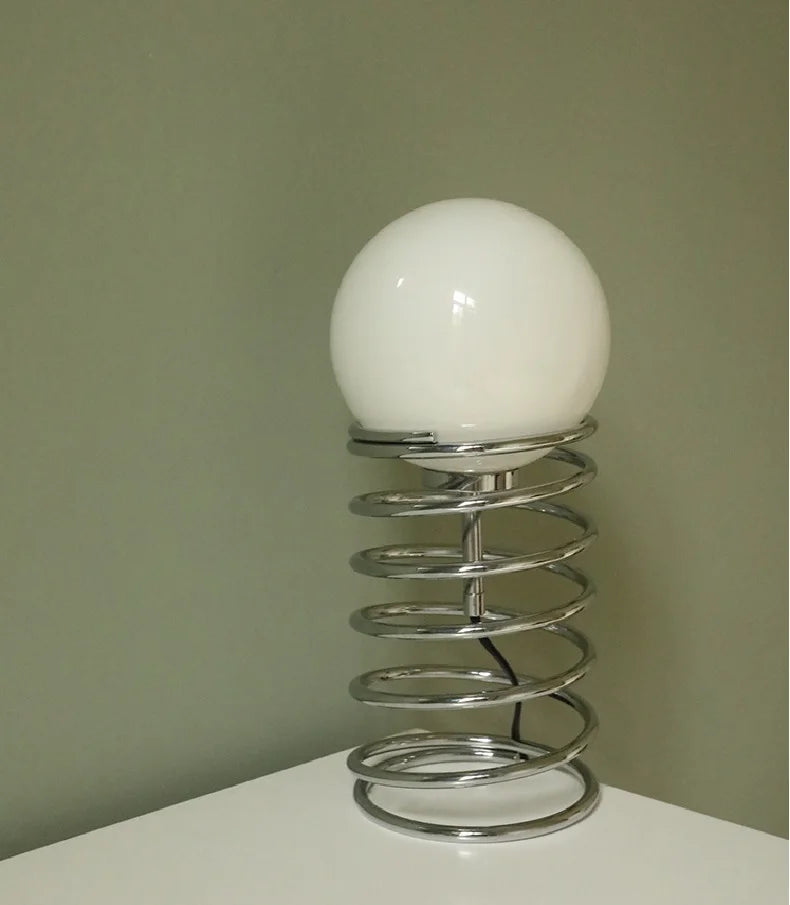 Bauhaus Tafellamp – Vintage Nordic Design Glazen Bedlamp LED