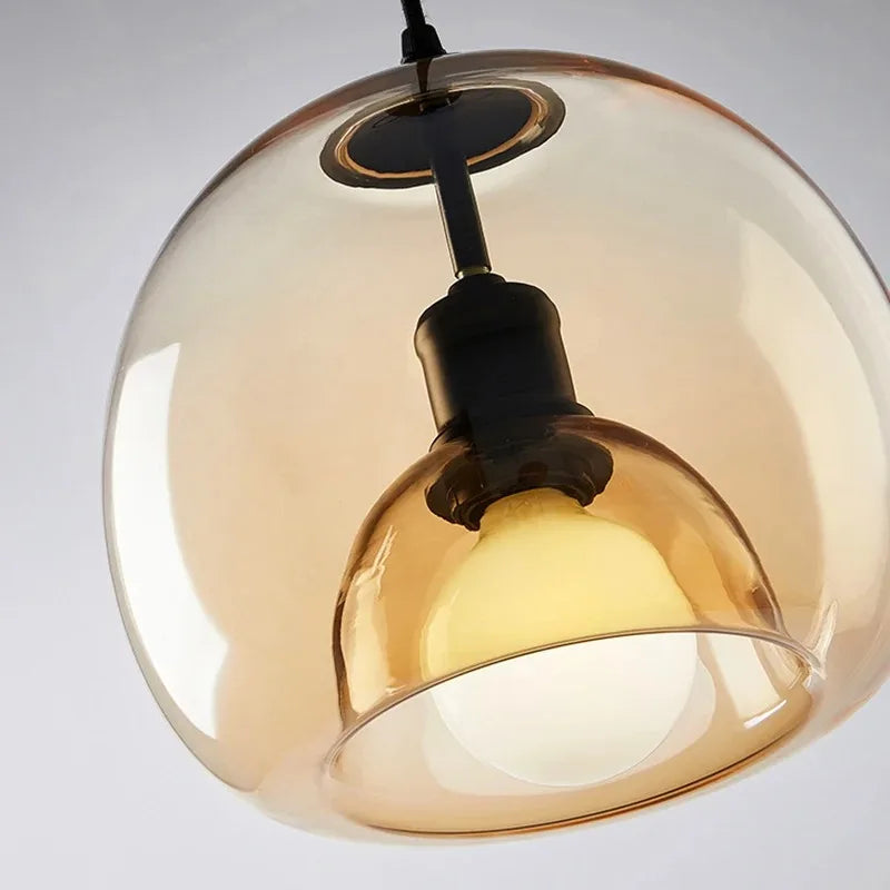 Aurora Glass Pendant Light
