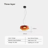 Nordic LED Hanglamp van Glas – Kleurrijke Moderne Plafondlamp