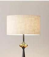 Wabi-Sabi Vloerlamp – Minimalistisch Japans Design met Stoffen Kap