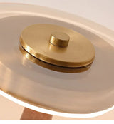 Retro Franse Tafellamp LED Glas & Hout Voor Slaapkamer & Studie