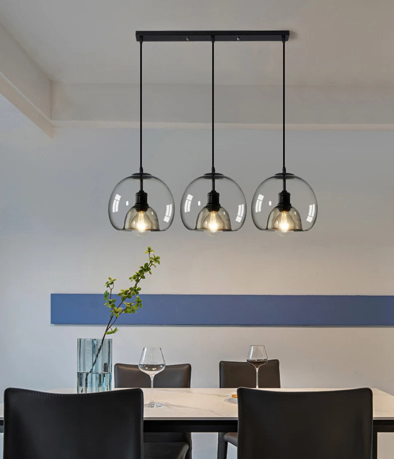 Nordic LED Hanglamp – Moderne E27 Plafondlamp voor Woonkamer & Eetkamer