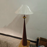 Wabi-Sabi Vloerlamp – Minimalistisch Japans Design met Stoffen Kap