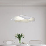 Moderne Stoffen LED Hanglamp – Dimbare Nordic Plafondlamp E27 Wit