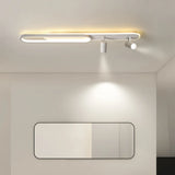 Moderne LED Plafondlamp met Spot – Zwart/Wit/Goud Dimbaar