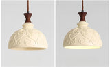 Antieke Hanglamp Resin – Retro Bloemen Design, E27, Franse Stijl