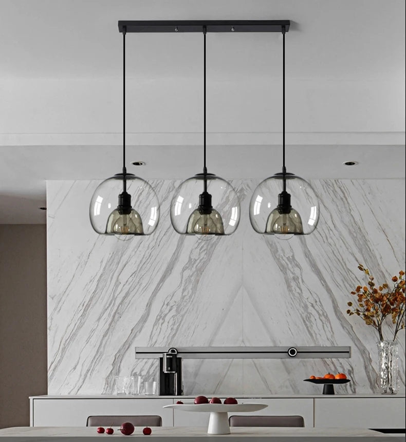 Nordic LED Hanglamp – Moderne E27 Plafondlamp voor Woonkamer & Eetkamer