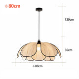 Vintage Lotus Hanglamp Handgeweven E27 Voor Woonkamer & Slaapkamer