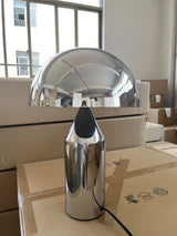 Paddenstoel Tafellamp – Chroom Design – Aluminium E14