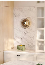 Nordic AuraGlass – Moderne Glazen LED Wandlamp