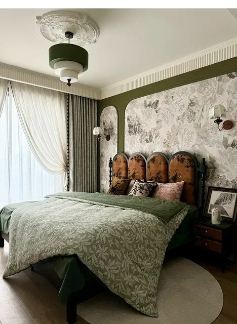 Boho Green Fabric Hanglamp