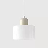Vintage Kleine Hanglamp Glas-in-Lood – Roze/Oranje/Groen/Wit – E27