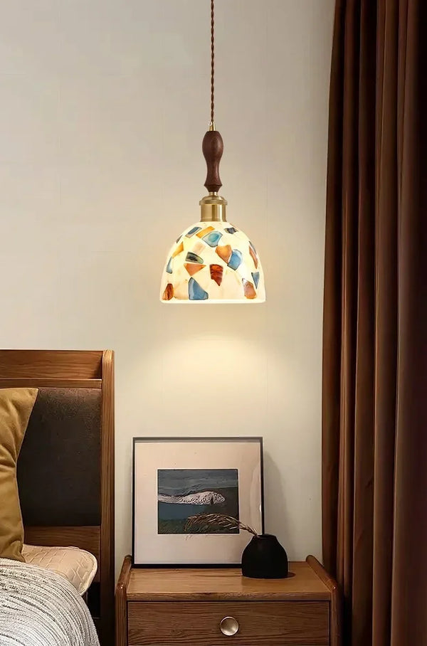 TiffanyGlow Vintage Glas LED Hanglamp