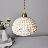 Japanse Keramische Hanglamp – Scandinavische Witte Plafondlamp E27