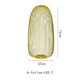 Moderne Italiaanse Spokes Hanglamp LED Metaal Kooi Design – Zwart