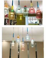 Moderne LED glazen hanglamp – kleurrijk design voor keuken & eetkamer