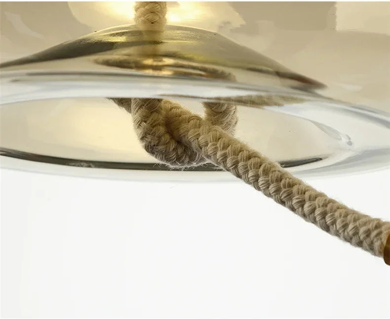 Moderne LED glazen hanglamp – kroonluchter voor woonkamer & keuken
