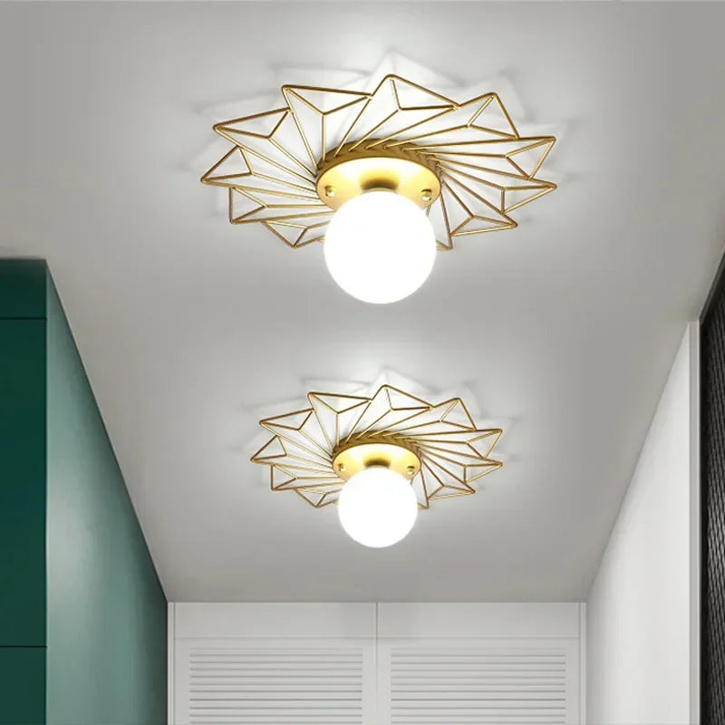 Gouden Plafondlamp – Lotusblad Design LED G9 Ø25/35cm