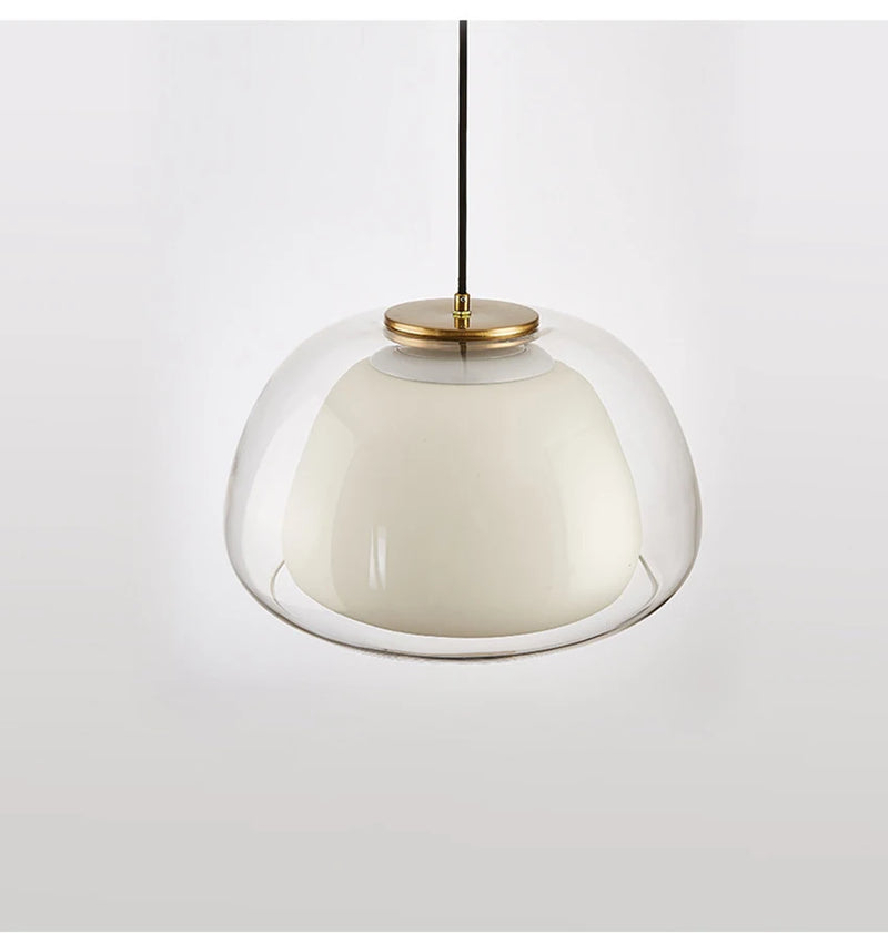 Hanglamp Glas Ø25/40cm Nordic Modern Voor Woon- & Eetkamer