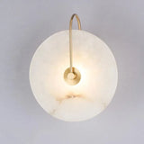 Ronde Marmeren Wandlamp – Nordic Minimalistisch LED Bedlamp