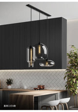 Caren Nordic Hanglamp – Handgemaakt Glas LED Filament Pendant Light