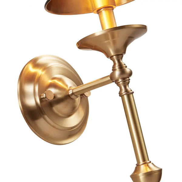 Vintage Wandlamp  E27 Zwart/Wit Voor Slaapkamer & Woonkamer