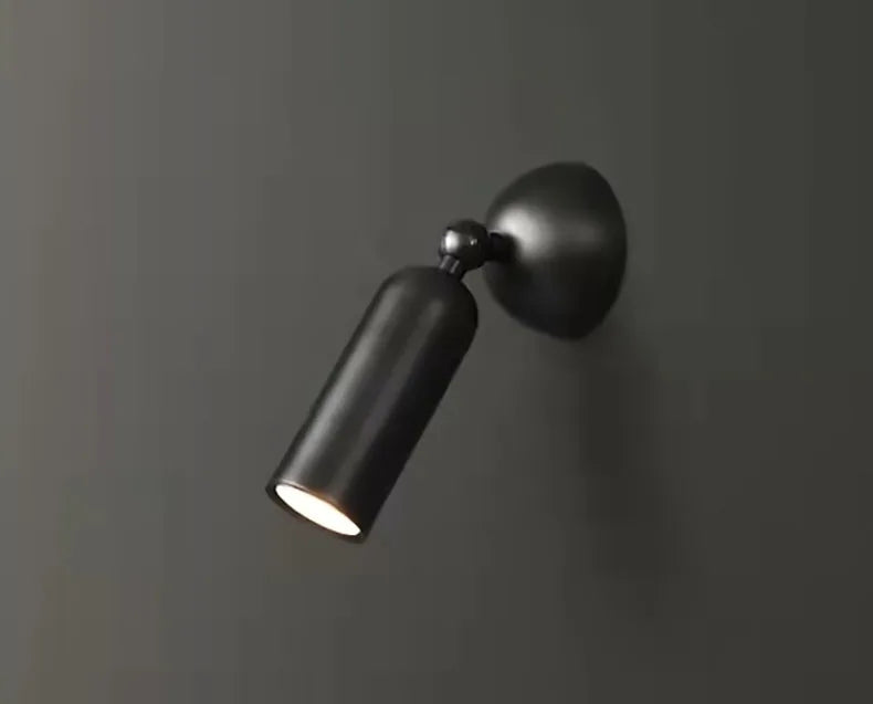 Koperen LED Wandlamp – Moderne Bedlamp, Draaibaar, Goud/Zwart