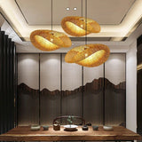Bamboe Hanglamp LED – Handgemaakte Vintage Plafondlamp E27
