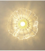 Vintage Bloem Hanglamp Glas E27 Voor Woonkamer, Slaapkamer & Bedside