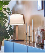 Nordic Franse Tafellamp – Moderne Glazen Bedlamp LED voor Slaapkamer