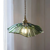 Groene Glazen Hanglamp – Vintage Moderne Plafondlamp E27