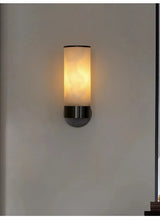 Albast Marmeren Wandlamp – Luxe Messing LED Sconce Modern