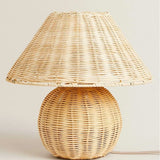 Handgemaakte Rotan Vloerlamp Wabi Sabi Japans Nordic Stijl – E27