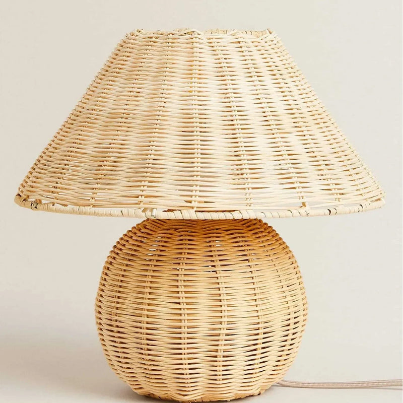 Handgemaakte Rotan Vloerlamp Wabi Sabi Japans Nordic Stijl – E27