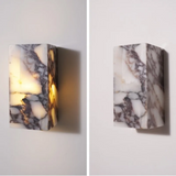 Wabi-Sabi Wandlamp – Bulgari Luxe Steen LED Waterproof Buitenlamp