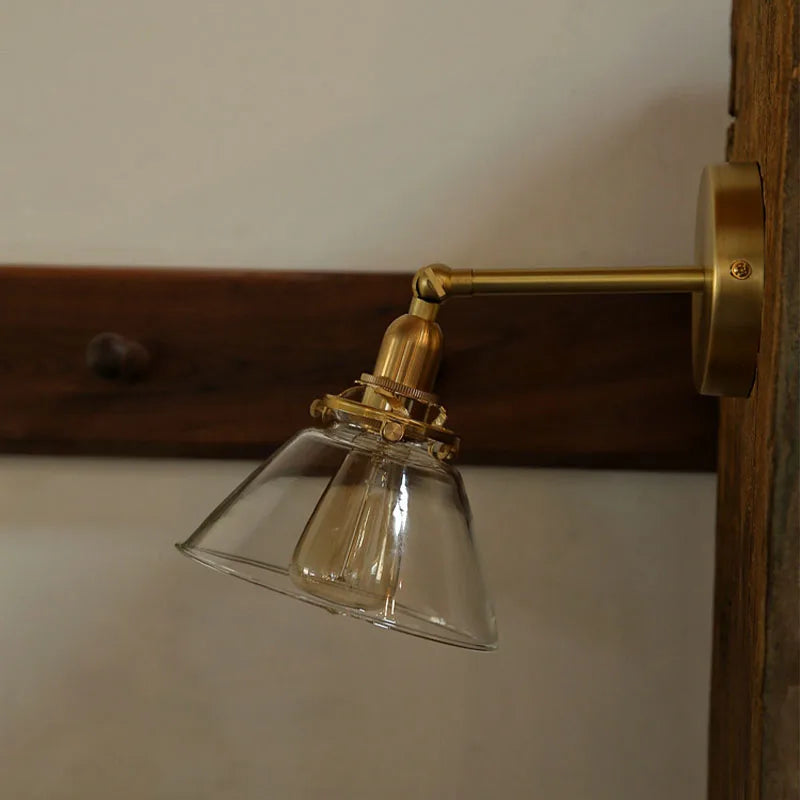 Japanse LED Wandlamp Aluminium & Glas – Retro Nordic Wit