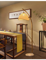Wabi-Sabi LED Vloerlamp – Scandinavisch Minimalisme & Japans Design voor een Rustgevende Sfeer