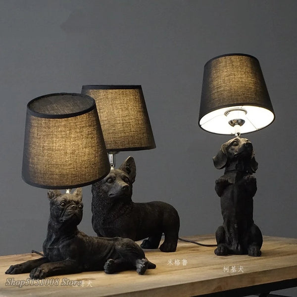 Denemarken Puppy Tafellamp E27 LED Voor Kinderkamer & Slaapkamer