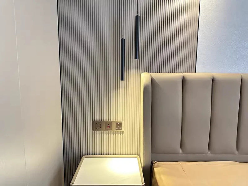 Moderne Nordic LED dubbele hanglamp – cilindervormig design voor eetkamer