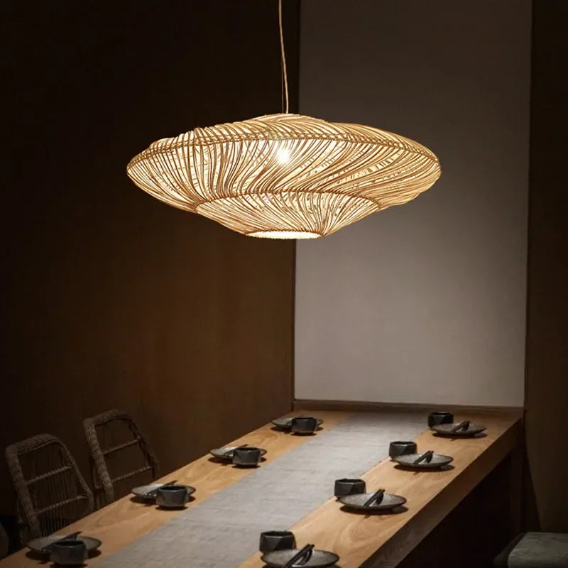 ZenRattan – Japanse Wabi-Sabi LED Hanglamp