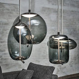 Moderne LED glazen hanglamp – kroonluchter voor woonkamer & keuken