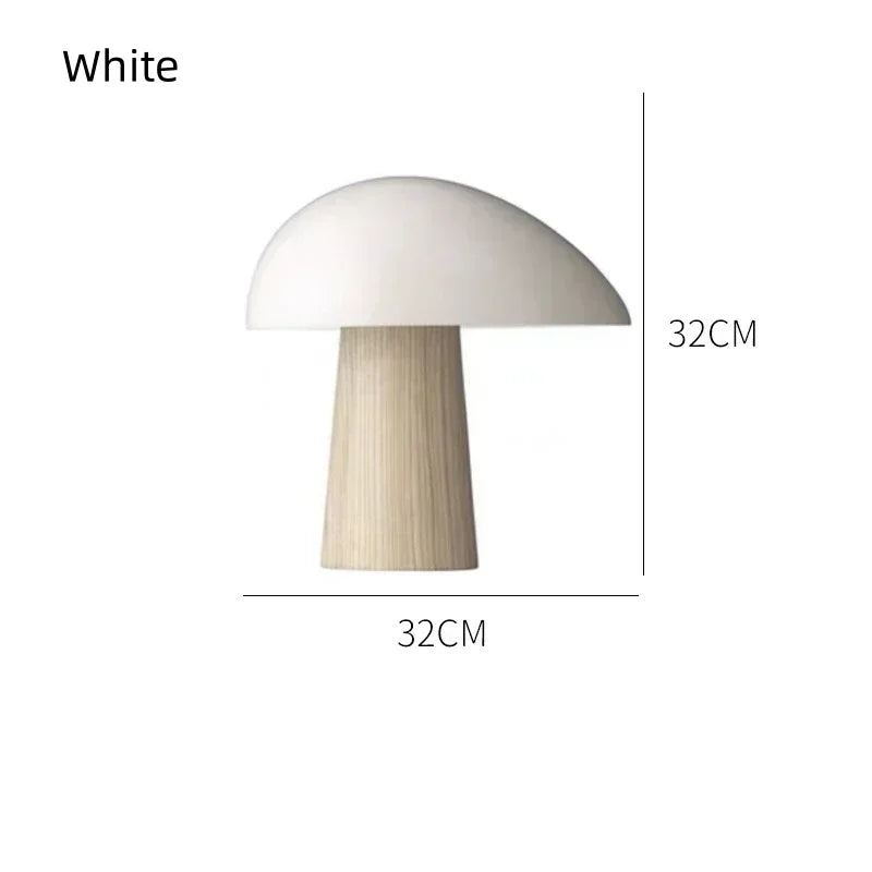 Nordic Tafellamp Klein – Glas & IJzer – LED Bedlampje Touch Switch