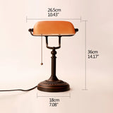 Mid-Century Bankers Tafellamp E27 LED Voor Studie & Kantoor
