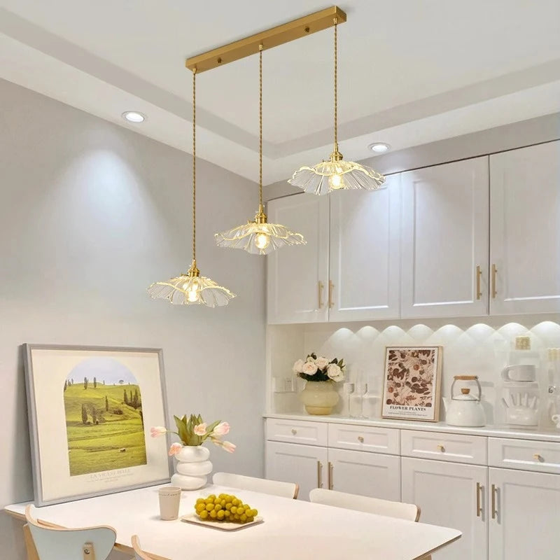 Retro Glazen Hanglamp E27 Voor Woonkamer, Keuken & Eettafel