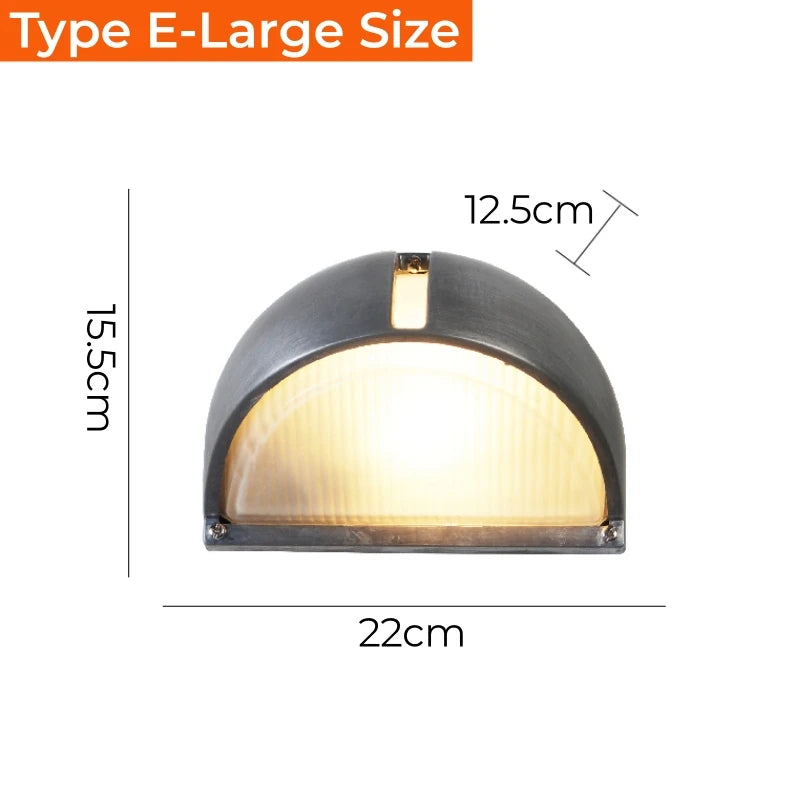 Retro Buiten Wandlamp LED E27 – IP65 Waterdicht Vintage Sconce