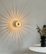 Nordic Wandlamp Glas LED Bauhaus Design – Goud/Zilver