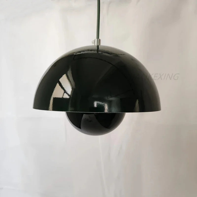 Deense Design Hanglamp – Halfronde Bloemknop LED Pendelarmatuur