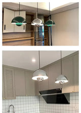 Moderne Nordic Bloemknop Hanglamp – Metaal, LED, E27, Meerdere Kleuren