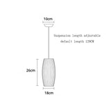 LED Hanglamp Zijde Wit Voor Woonkamer & Hotel